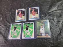 3 1993 Derek Jeter Topps UD 2 1991 Chipper Jones RCs Rookie Cards