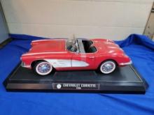 HUGE 14 Inch Solido 1958 Corvette Die-Cast Car
