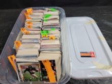 Box Football Cards 1980s 1990s HOFers Stars RCs Commons