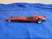 Vintage AFX 1772 Aztec Red Dragster Slot Car Race Car