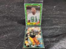 1986 Topps Football Reggie White RC Rookie Card plus