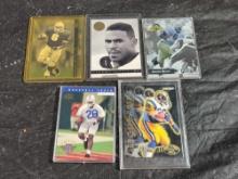 Jerome Bettis & Marshall Faulk RCs Rookie Cards HOFers
