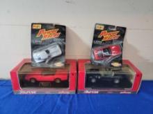 2 Majorette 1/24 Scale Die-Cast Cars 2 Maisto Corvette Die-Cast