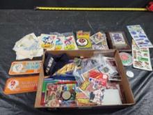 Big Lot Misc Sports Items NFL License Plates Cards Stickers