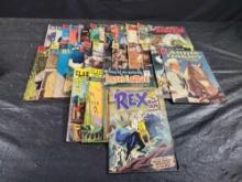 28 Vintage Comic Books Dell Western Annie Oakley Hi-Yo Silver