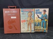 Marx Best of the West Travel Case Capt Maddox Figure Accessories