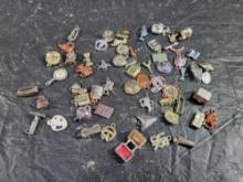 Vintage Plastic Gumball Machine Charms for Bracelet
