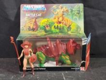1981 Mattel MOTU Battle Cat MIB w Complete Teela Figure