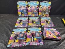 8 Playmates Star Trek TNG Action Figures MOC +