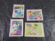 4 1980 Post Cereal Comic Book Premiums Batman Superman WW