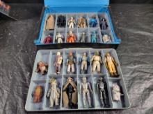 24 Vintage Star Wars ESB ROTJ Ewok Figures w Case