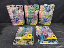 5 1990s Playmates Wild CATS C.A.T.S Action Figures MOC