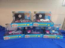 5 Road Champs Corvette Classics Diecast Cars MIB