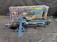 1983 MTC Blue Thunder Helicopter w Box Movie TV Toy