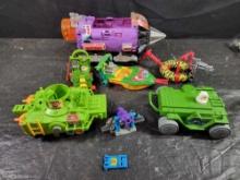 Vintage Lot TMNT Teenage Mutant Ninja Turtles Vehicles