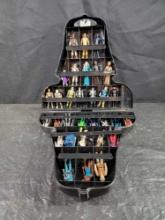 Vintage Star Wars Figures 31 in Darth Vader Case