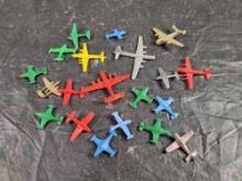 Vintage Lot Cereal Gumball Premiums Airplanes Jets Toys