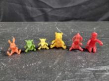 6 Vintage Cereal Premiums Winnie The Pooh Spoon Sitter Friends