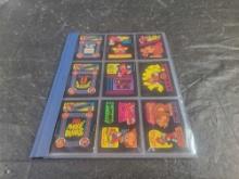 1992 Topps Nintendo Donkey Kong Complete Sticker Scratch Off Set