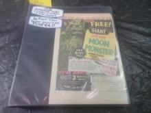 1970 Monster Fan Club 6 Foot Moon Monster Poster Masks Photos