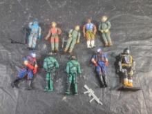 Vintage GI Joe 3 3/4 Figures Cobra Joes Bats Trooper