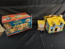 Fisher Price Play Family Home with accessories and original box