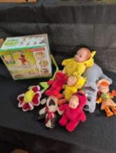 Sesame Street Elmo RC crib party, dolls and Pound Puppies