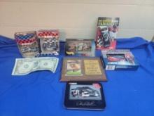 Dale Earnhardt Jr Lot Die-Cast Playing Cards Keychain +