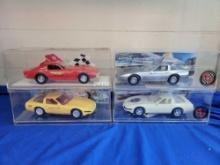 4 Plastic 7 Inch Corvette Cars National Corvette Museum