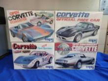 4 MPC Corvette Model Kits SEALED 1978 Roadster Sportster +