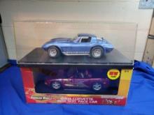 2 Ertl American Muscle Die-Cast Corvette 2003 Indy Pace Car +