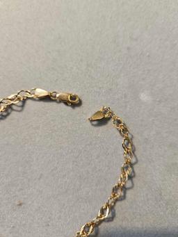 14k yellow gold bracelet, 2.10 grams
