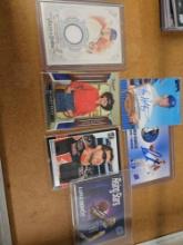 6 assorted sports cards
