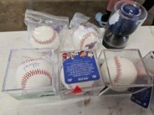 Lot of baseballs, some signed