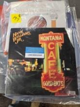 Record albums, some signed