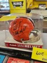 Paul Warfield signed mini helmet