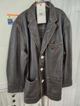 The Territory Ahead leather coat, 2xl