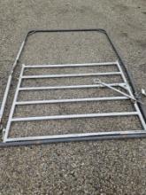 Steel cattle gate