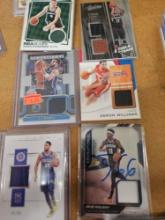 Basketball cards, bid x 6