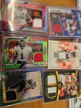 6 assorted sports cards