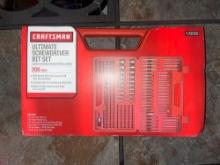 Craftsman 208 Piece Ultimate Screwdriver Bit Set New in Box