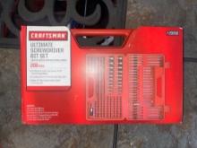 Craftsman 208 Piece Ultimate Screwdriver Bit Set New in Box