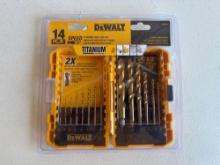 DeWalt 14 Piece Titanium Drill Bit Set