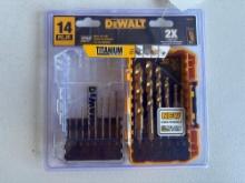 DeWalt 14 Piece Titanium Drill Bit Set