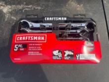 Craftsman 5 Piece SAE Flare Nut Wrench Set NIB