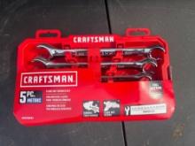 Craftsman 5 Piece Metric Flare Nut Wrench Set