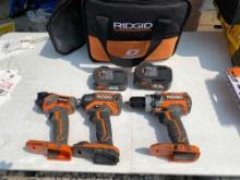 Rigid Impact Driver - Drill - Light - Bag