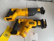 (2) DeWalt Reciprocating Saws 20V