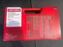 Craftsman 208 Piece Ultimate Screwdriver Bit Set NIB