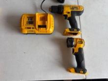 DeWalt 20V Max Impact Driver and Light with Fast Charger - DeWalt Tool Bag